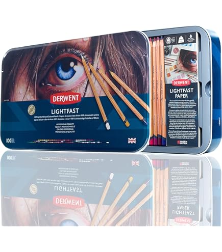 Amazon.com: Derwent 72 Pastel Pencil Metal Tin Set